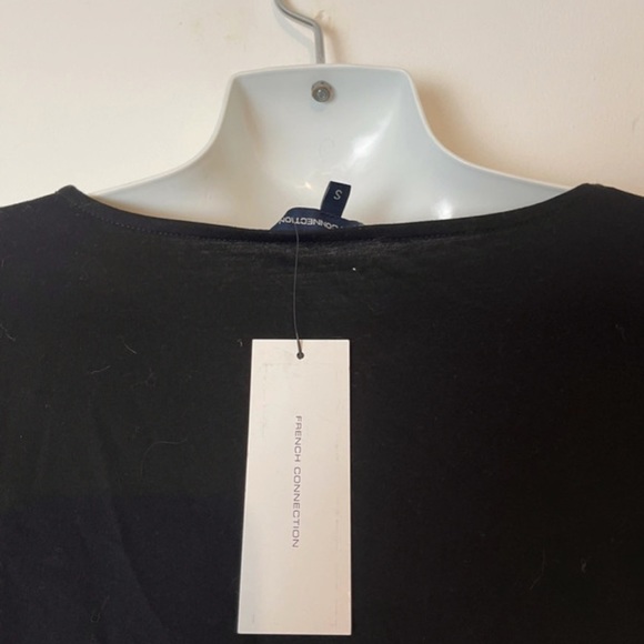 BNWT French Connection Black Jersey Maxi Dress - S / 8-10 - Picture 4 of 4